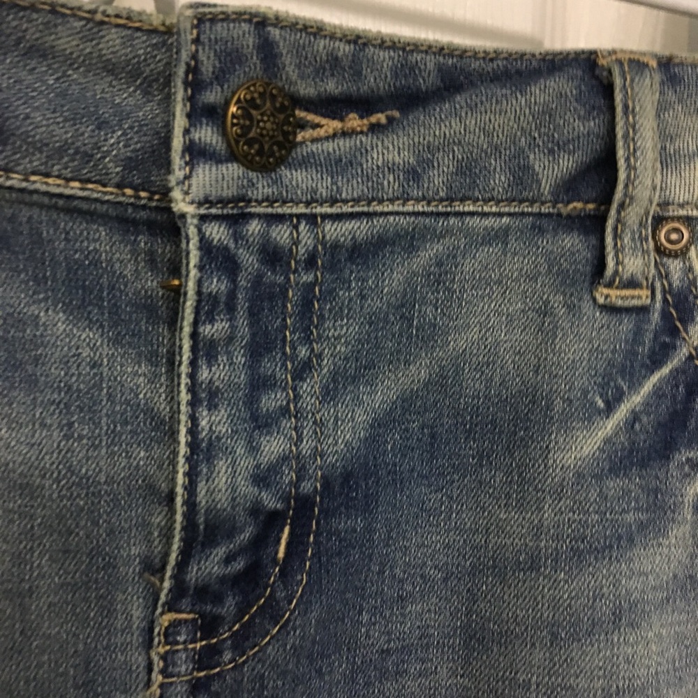 Charlotte Russe Denim Skirt Size 8 NWT o - Picture 4 of 8